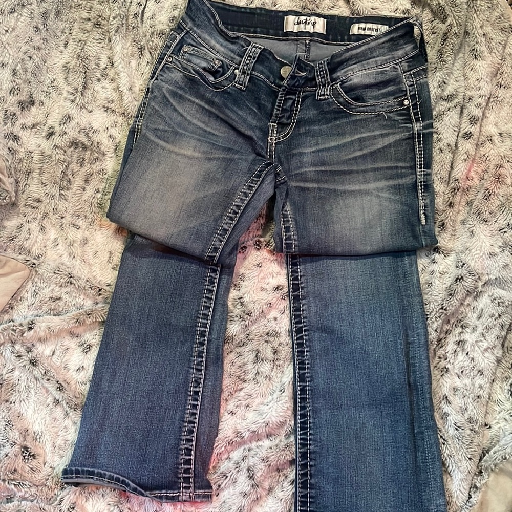 DayTrip 24L Virgo Bootcut Lowrise fading blue